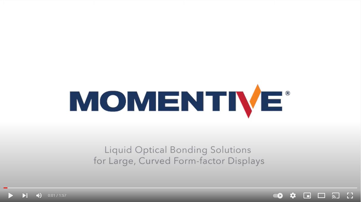 Momentive Optical Bonding Silicone Solutions